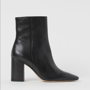 H&M genuine leather ankle boots